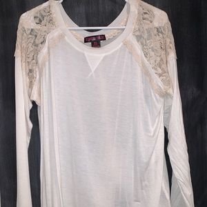 Rock and Roll Cowgirl White Long Sleeve